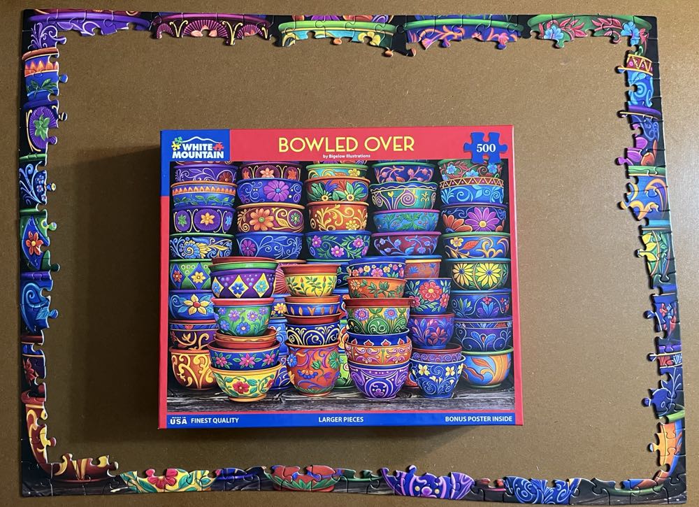 Bowled Over - White Mountain 🇺🇸 puzzle collectible [Barcode 724819268450] - Main Image 4