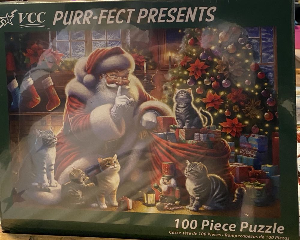 PURR-FECT PRESENTS - Vermont Christmas Company 🇺🇸 puzzle collectible [Barcode 819273025203] - Main Image 2