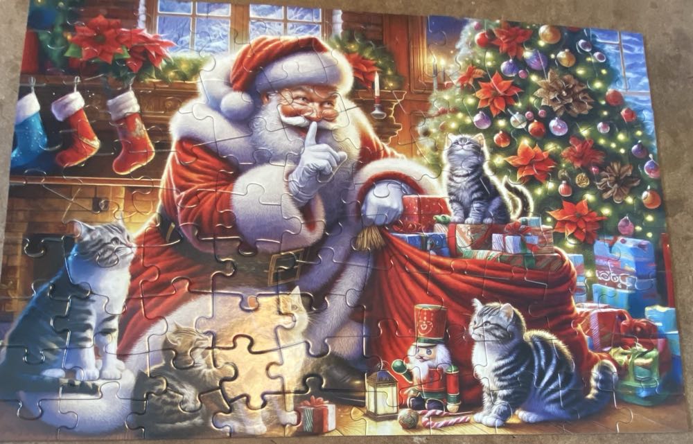 PURR-FECT PRESENTS - Vermont Christmas Company 🇺🇸 puzzle collectible [Barcode 819273025203] - Main Image 3