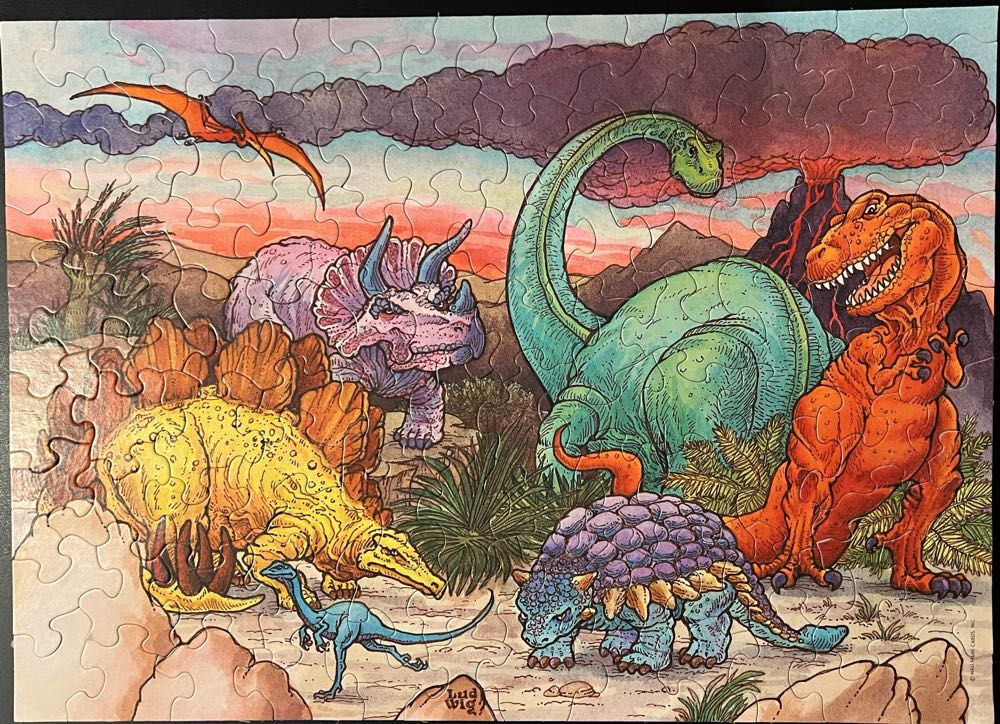 Dinosaurs - Springbok puzzle collectible - Main Image 2