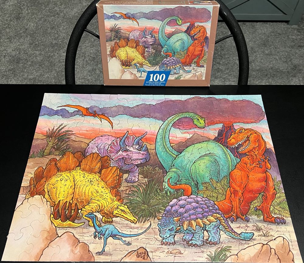 Dinosaurs - Springbok puzzle collectible - Main Image 3