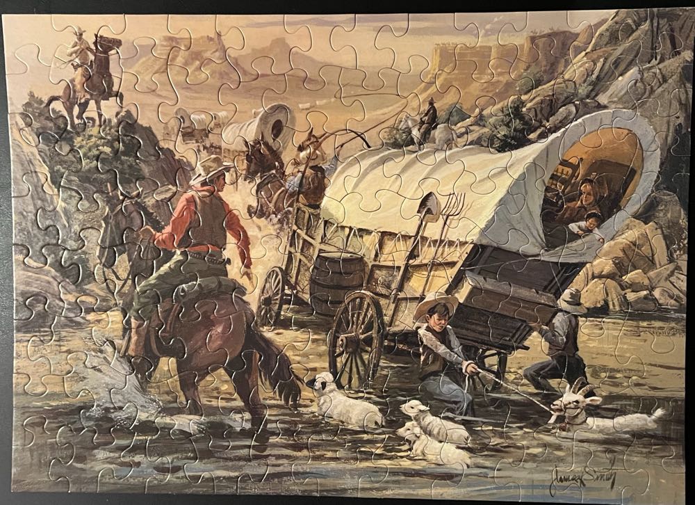 The Way West-SOLD - Springbok puzzle collectible - Main Image 3