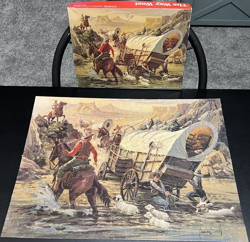 The Way West-SOLD - Springbok puzzle collectible - Main Image 4