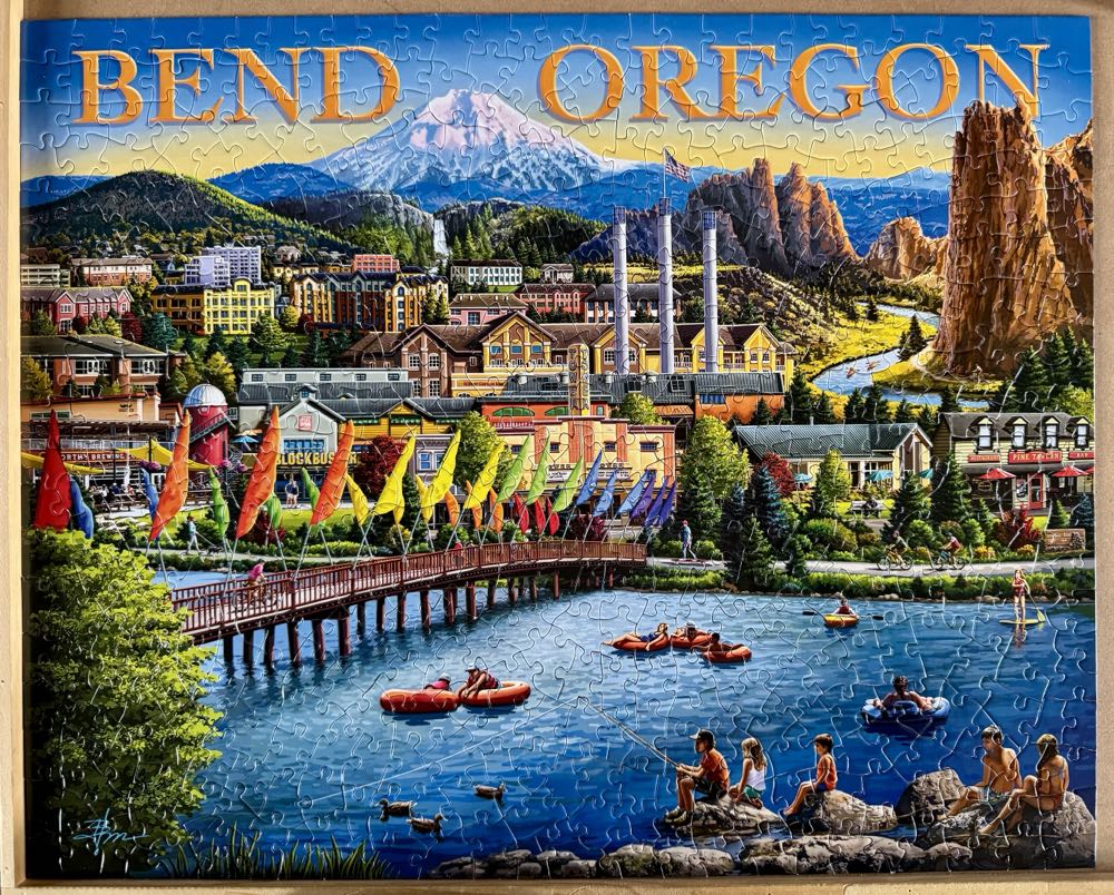 Bend Oregon.  - Boardwalk Puzzle Company puzzle collectible [Barcode 671095206129] - Main Image 3