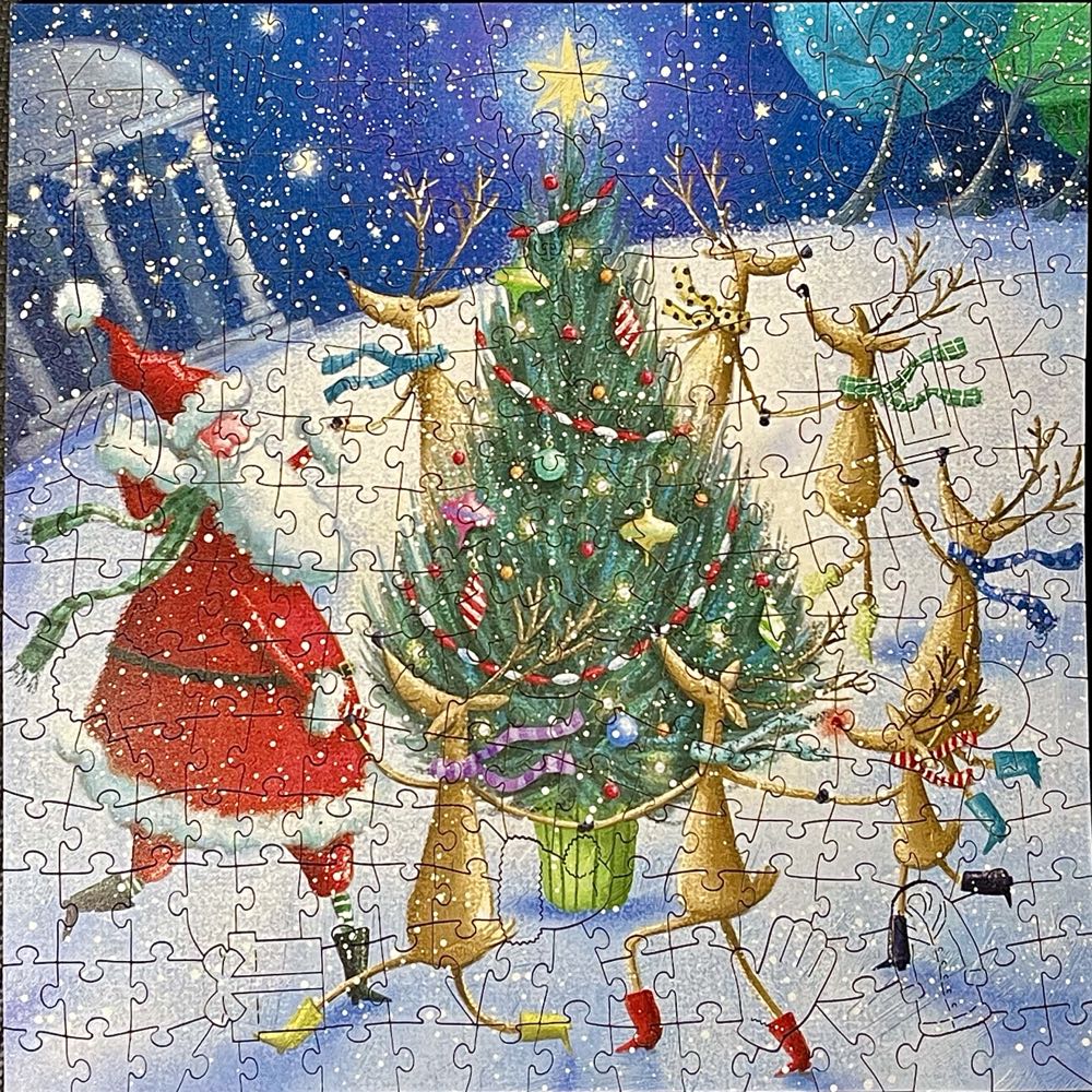 Rockin’ Around The Tree - Wentworth Wooden Puzzles 🇬🇧 puzzle collectible [Barcode 6050265387037] - Main Image 2