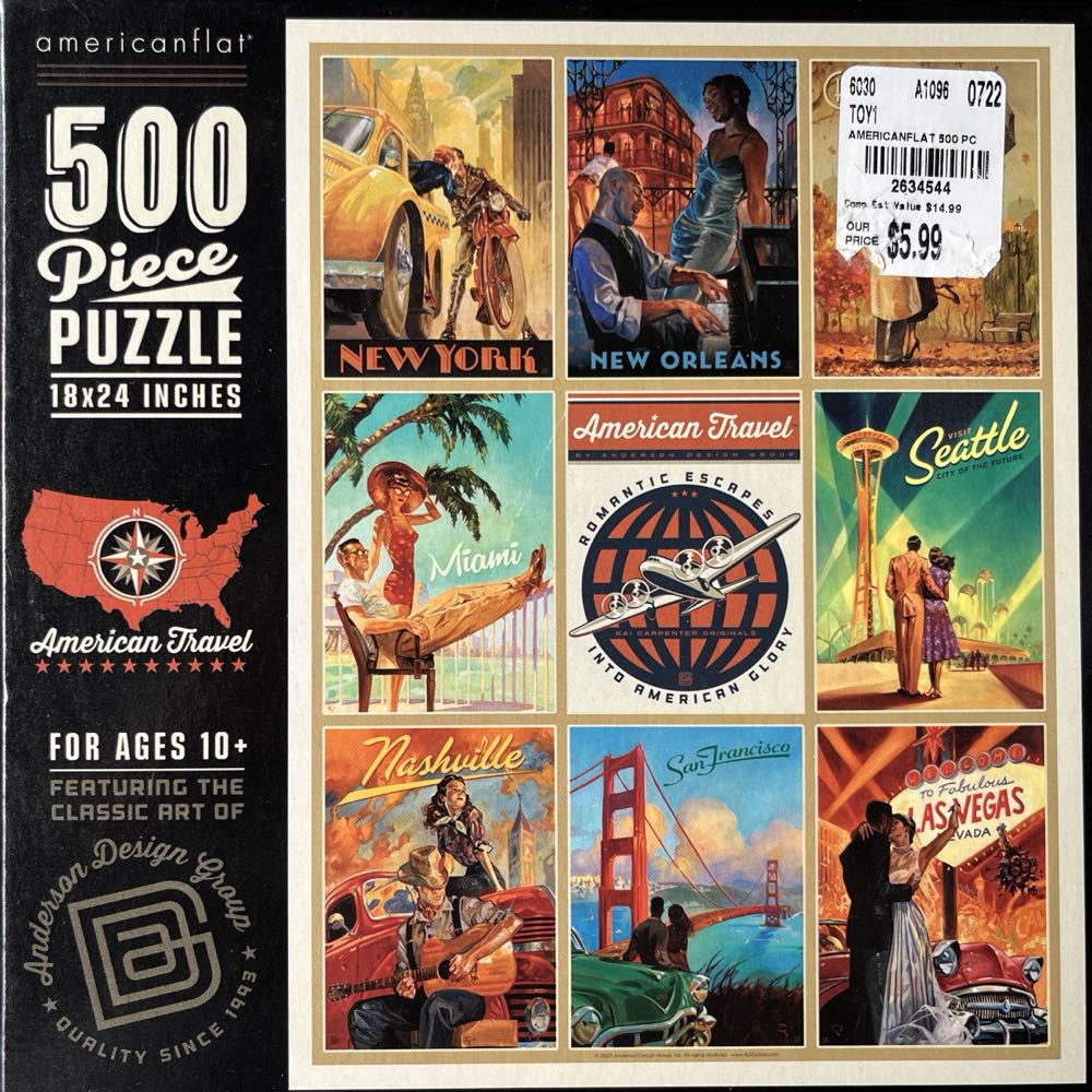 American Travel - Swap02 (0) - American Flat puzzle collectible - Main Image 3