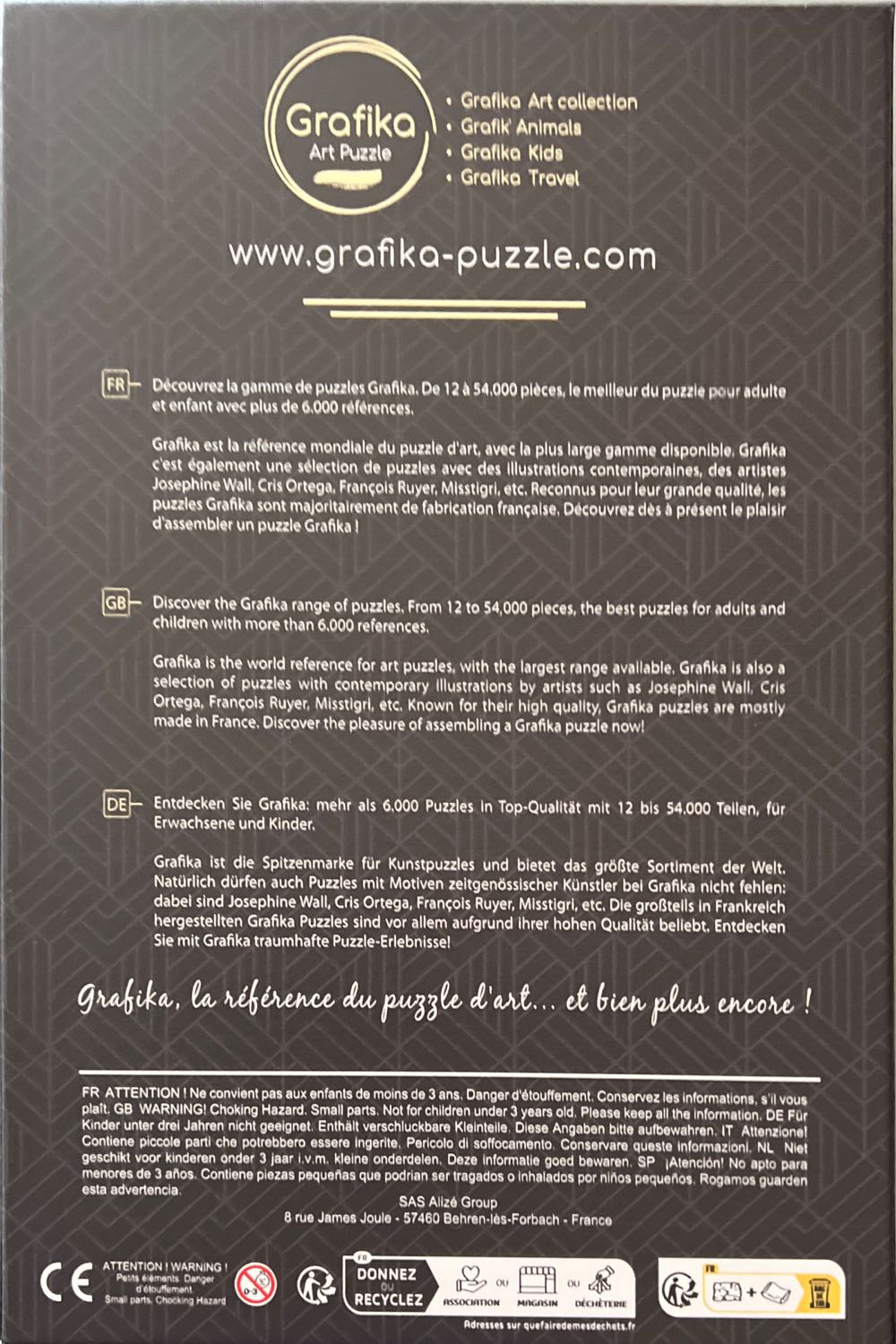 Cupcakes - Grafika Art Collection puzzle collectible [Barcode 3663384333804] - Main Image 3