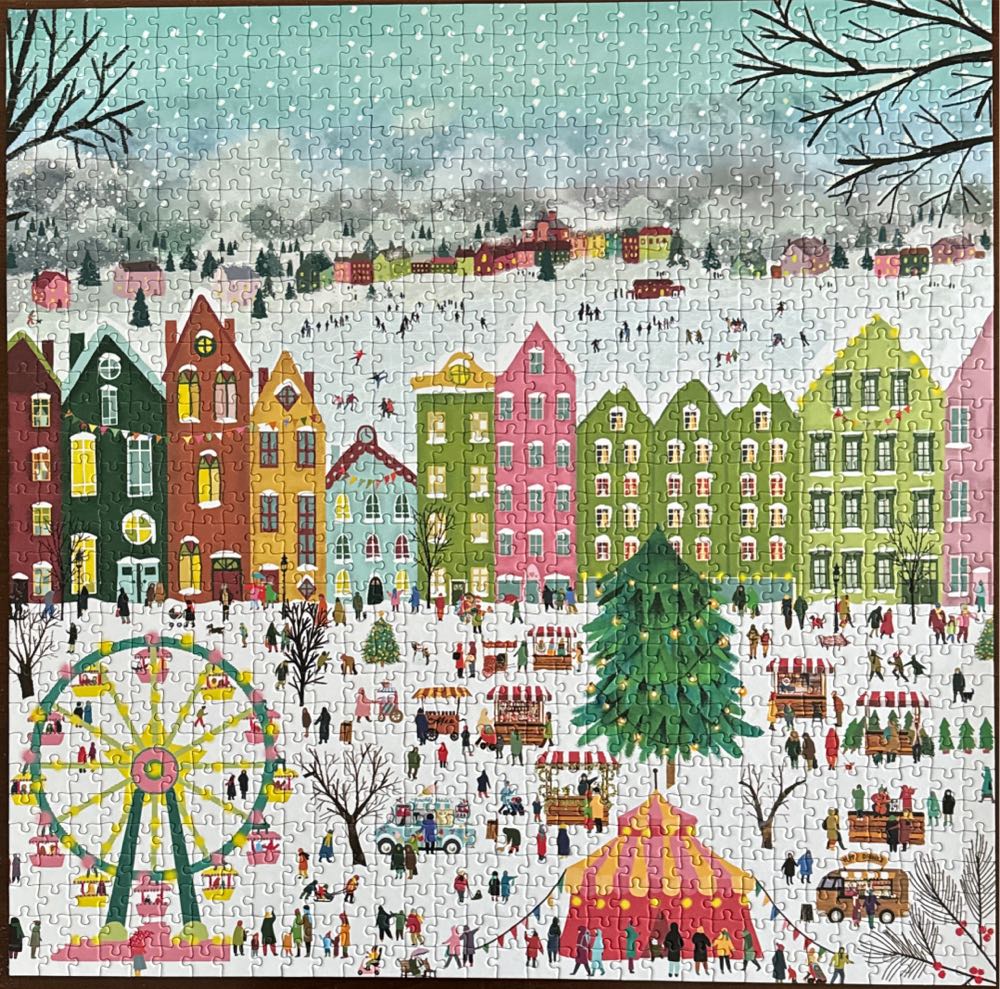 Christmas In The Square - Pieces & Peace puzzle collectible [Barcode 3770001401744] - Main Image 2
