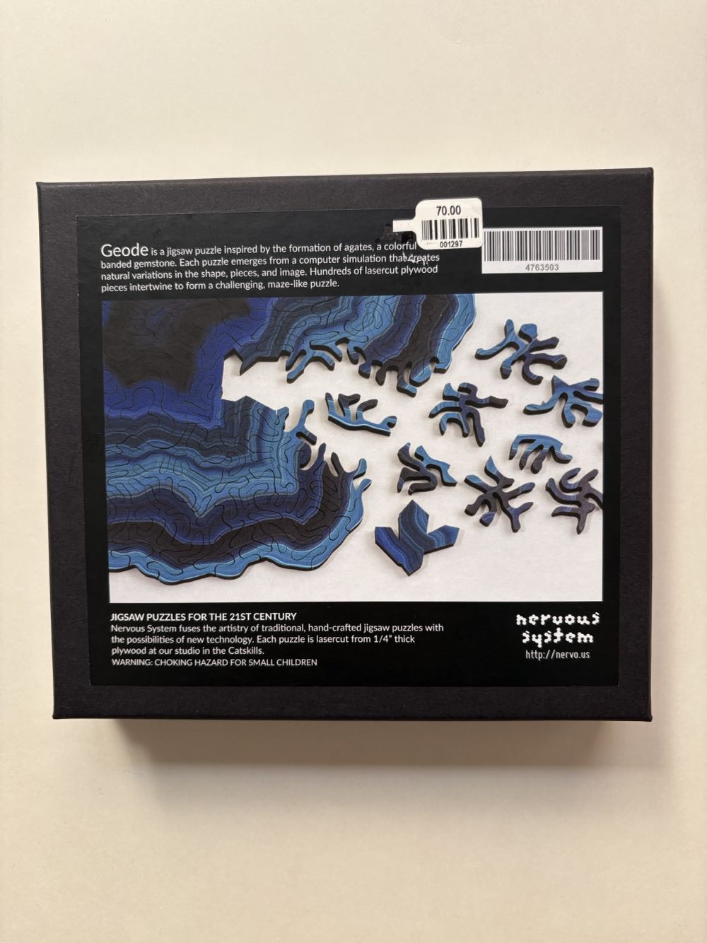 Agate ID 1527 - Nervous System puzzle collectible - Main Image 2