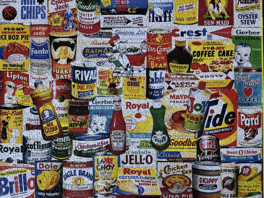 Mom’s Shopping List - White Mountain puzzle collectible [Barcode 724819267118] - Main Image 2