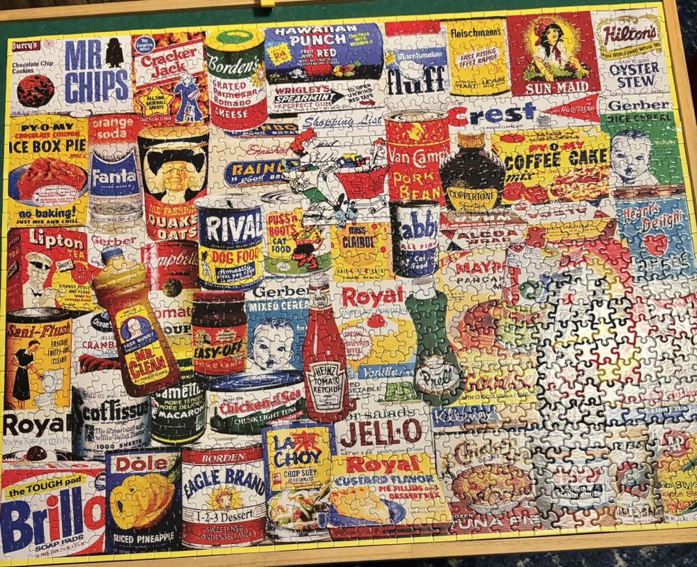 Mom’s Shopping List - White Mountain puzzle collectible [Barcode 724819267118] - Main Image 4