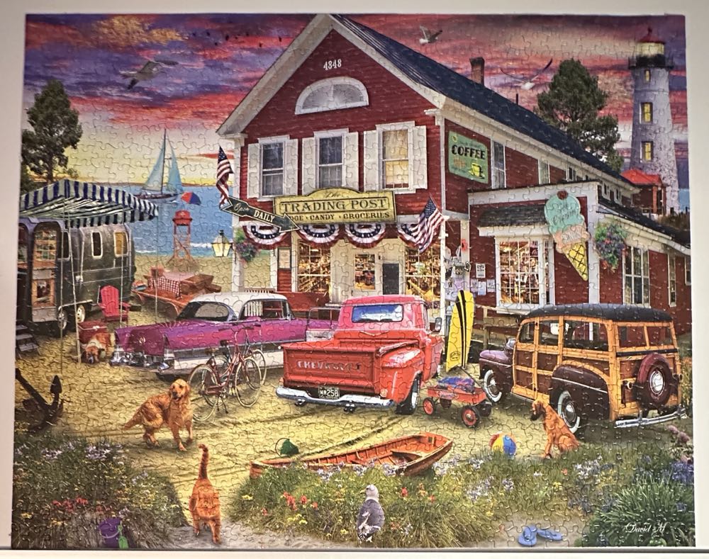The Trading Post - White Mountain puzzle collectible [Barcode 724819267286] - Main Image 3