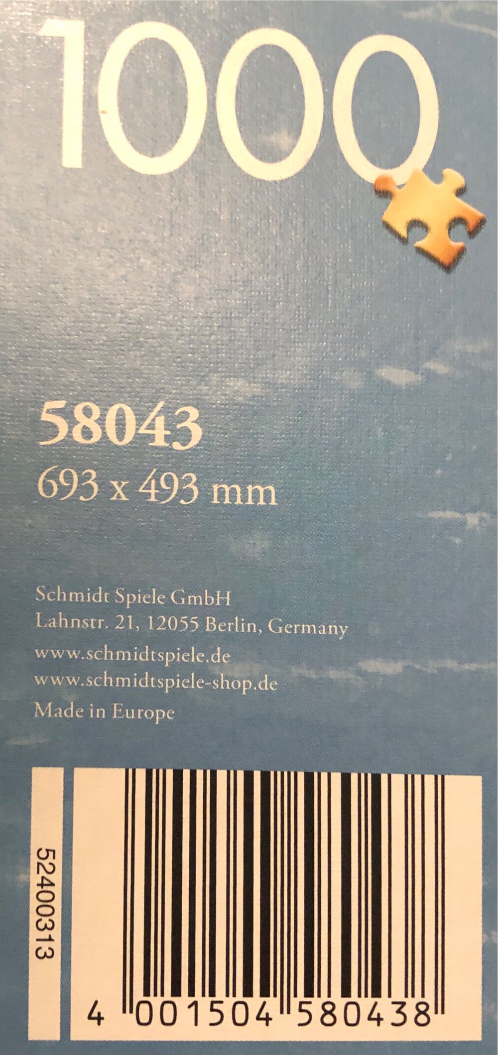 Cinderella Dancing In The Starlight 🟦 - Schmidt Puzzle puzzle collectible [Barcode 4001504580438] - Main Image 2