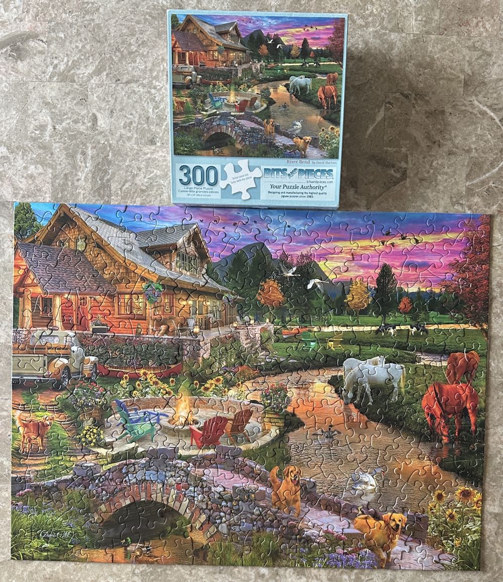 River Bend - Bits & Pieces puzzle collectible - Main Image 2