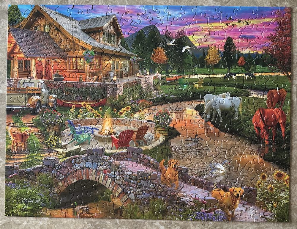 River Bend - Bits & Pieces puzzle collectible - Main Image 3