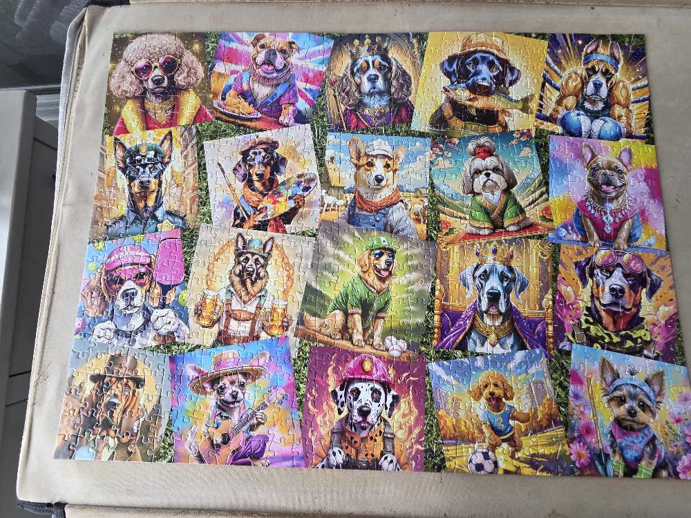 Buffalo Games Who’s Your Doggy? 750 Piece Jigsaw Puzzle For Adults Challenging Puzzle Perfect For Game Nights Finished Puzzle Size Is 24.00 X 18.00 - Buffalo puzzle collectible [Barcode 079346173822] - Main Image 2