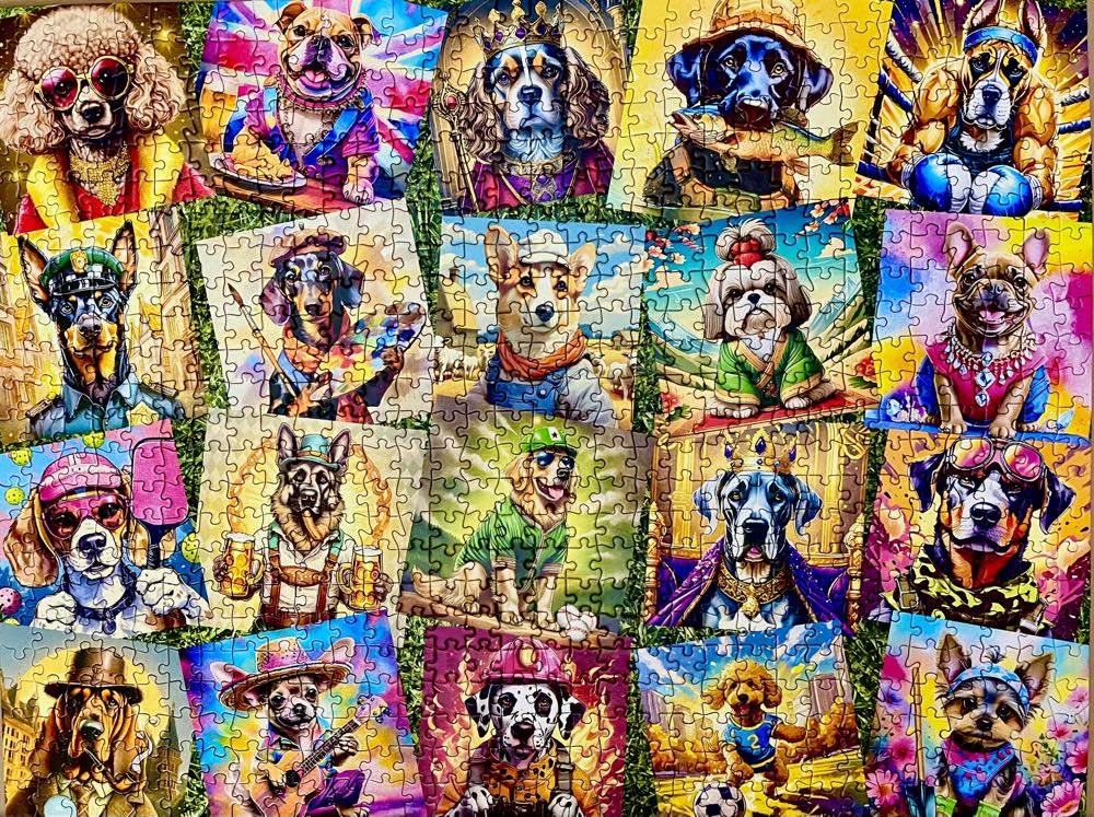 Buffalo Games Who’s Your Doggy? 750 Piece Jigsaw Puzzle For Adults Challenging Puzzle Perfect For Game Nights Finished Puzzle Size Is 24.00 X 18.00 - Buffalo puzzle collectible [Barcode 079346173822] - Main Image 3