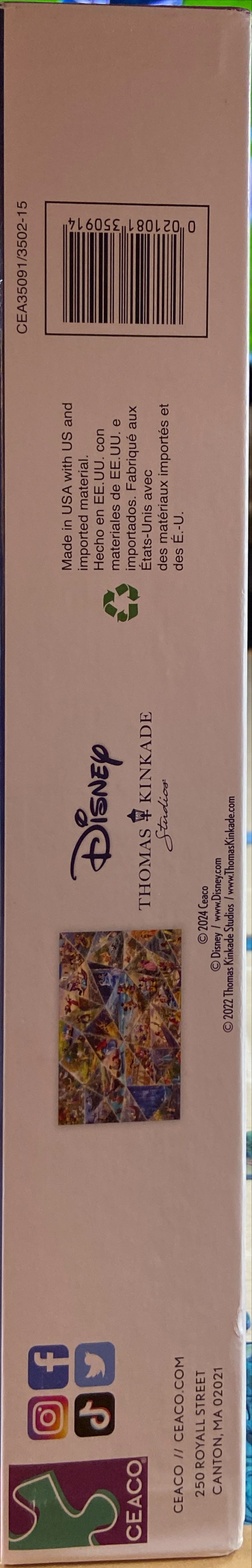 Ceaco Thomas Kinkade Disney Collage Piece Jigsaw Puzzle - Ceaco 🇺🇸 puzzle collectible [Barcode 021081350914] - Main Image 2