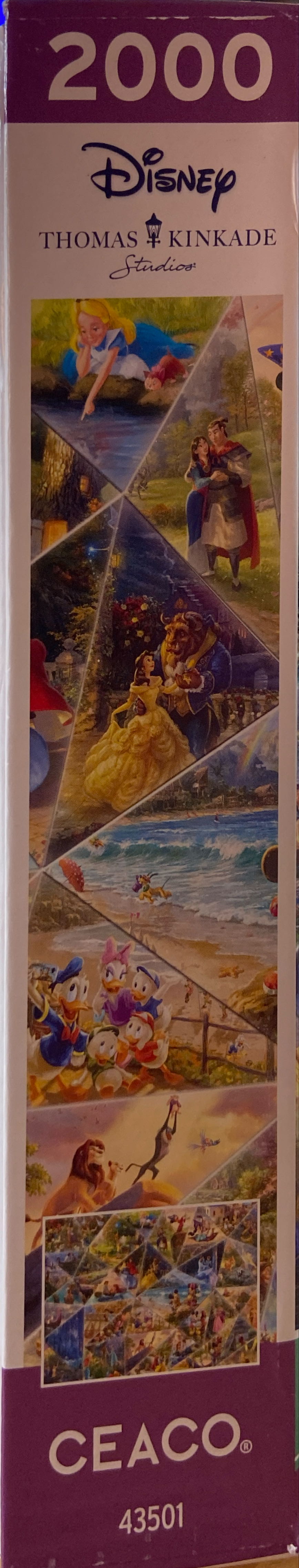 Ceaco Thomas Kinkade Disney Collage Piece Jigsaw Puzzle - Ceaco 🇺🇸 puzzle collectible [Barcode 021081350914] - Main Image 3