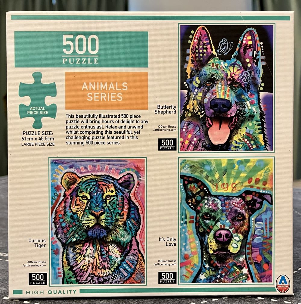 Curious Tiger - Arrow Puzzles puzzle collectible [Barcode 9317762187124] - Main Image 2