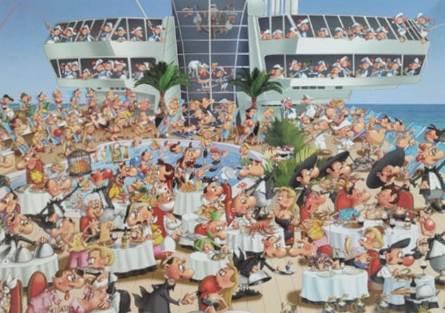 Cruise Liner Ship 🟦🇨🇦 - Piatnik puzzle collectible [Barcode 9001890543548] - Main Image 2