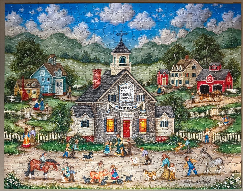 Pets Day At School - MasterPieces puzzle collectible [Barcode 705988323188] - Main Image 2