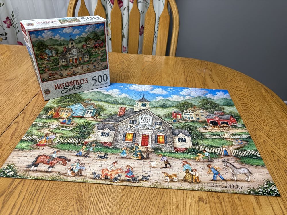 Pets Day At School - MasterPieces puzzle collectible [Barcode 705988323188] - Main Image 4