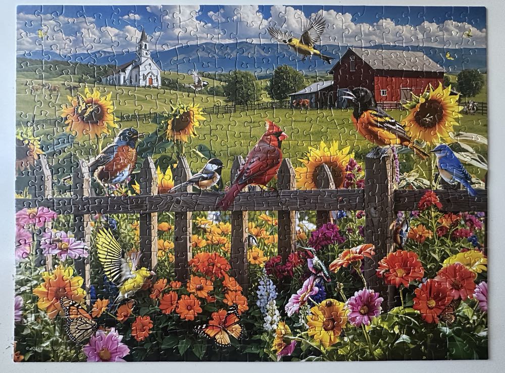 Sunday Gathering (V) 🧩 - White Mountain puzzle collectible [Barcode 724819268542] - Main Image 3