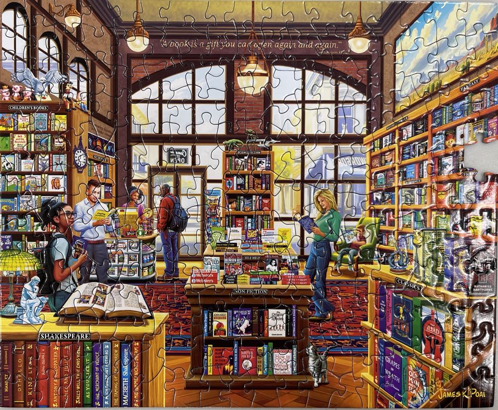 Bookshop - Boardwalk puzzle collectible [Barcode 671095906050] - Main Image 2