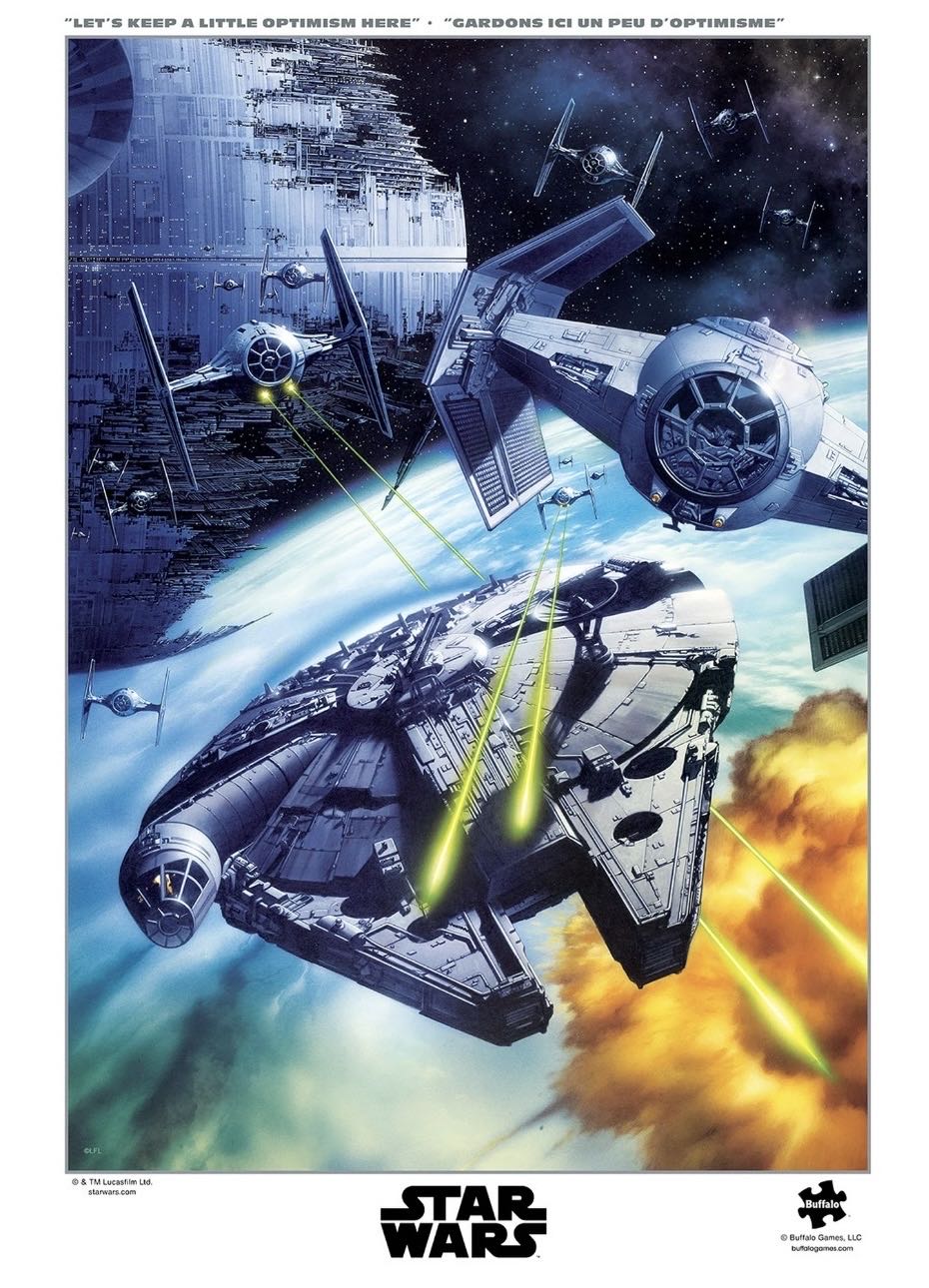 Star Wars “Let’s Keep A Little Optimism Here” - Buffalo Games puzzle collectible [Barcode 079346300020] - Main Image 4
