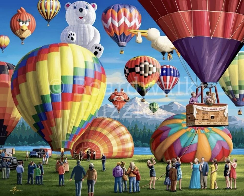 Outdoor Adventure : Balloon Launch 🆕 - Boardwalk Puzzle Company puzzle collectible [Barcode 671095905855] - Main Image 2