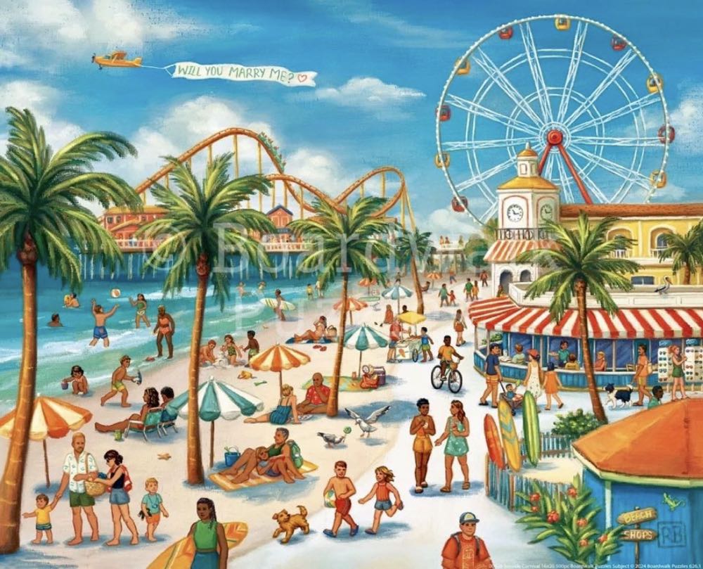 Outdoor Adventure : Seaside Carnival 🆕 - Boardwalk Puzzle Company puzzle collectible [Barcode 671095906265] - Main Image 2