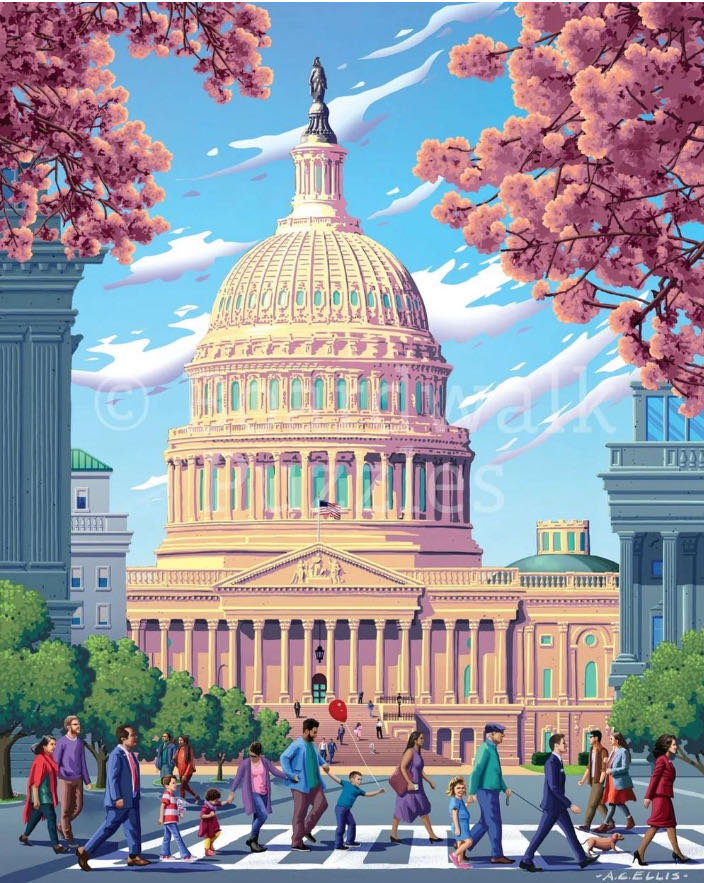 Iconic Places : U S Capitol 🆕 - Boardwalk Puzzle Company puzzle collectible [Barcode 671095905954] - Main Image 2