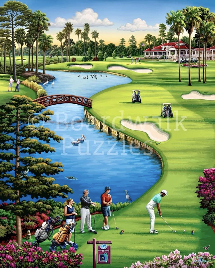 18th Hole - Boardwalk Puzzle Company puzzle collectible [Barcode 671095906074] - Main Image 2