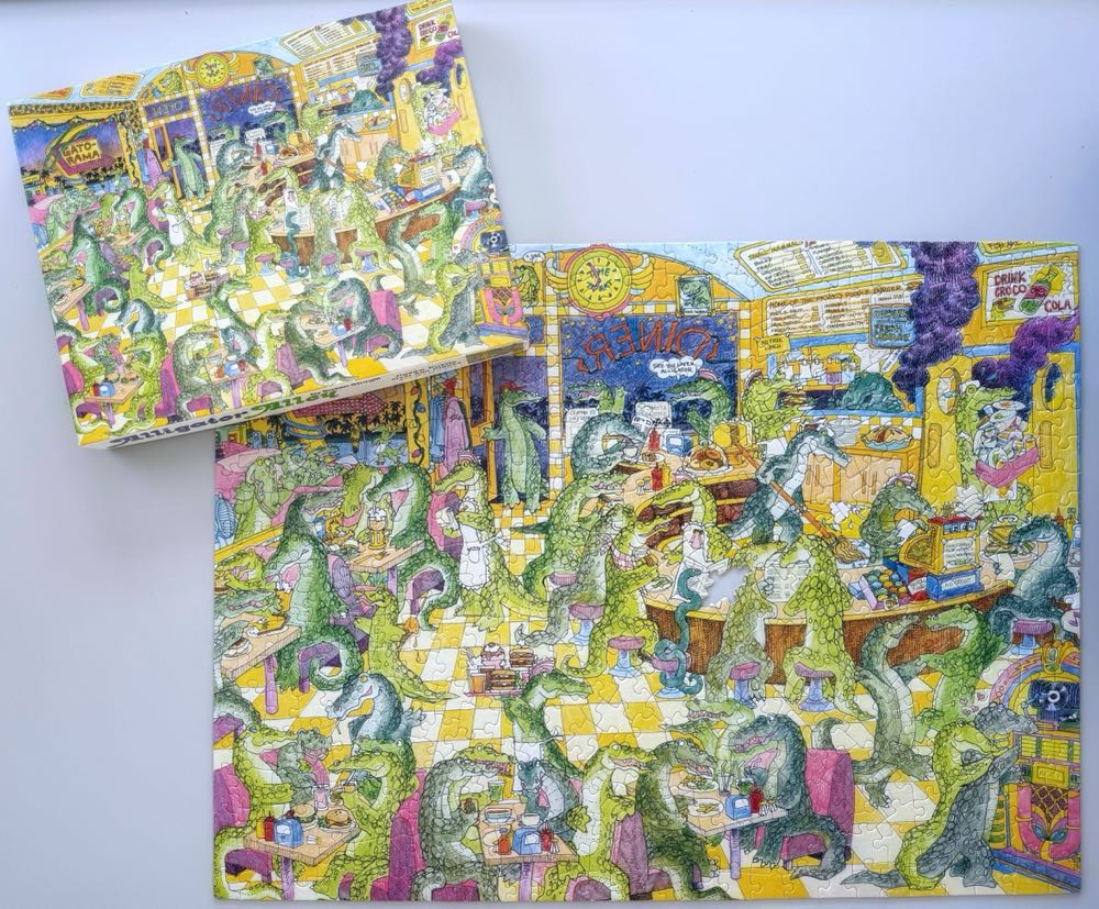 Alligator Alley* - Great American Puzzle Factory puzzle collectible [Barcode 010563009273] - Main Image 2