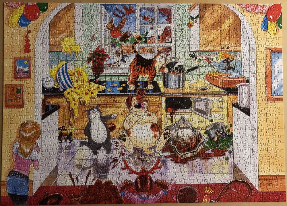Wasgij Christmas 7 - A Christmas Stuffing - Holdson puzzle collectible [Barcode 9414131093632] - Main Image 2