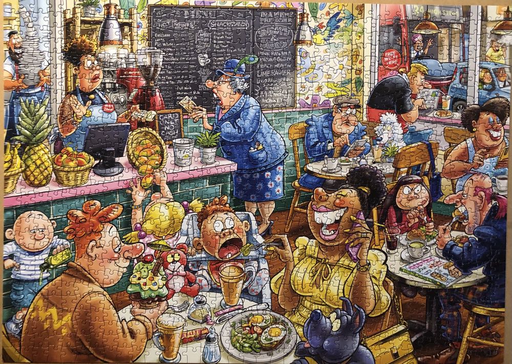 Wasgij Destiny 27 - Cafe To Latte! - Holdson puzzle collectible [Barcode 9414131777204] - Main Image 2