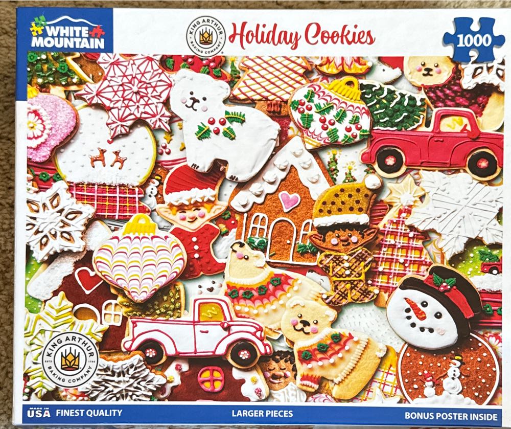 Holiday Cookies - White Mountain puzzle collectible [Barcode 724819267705] - Main Image 2