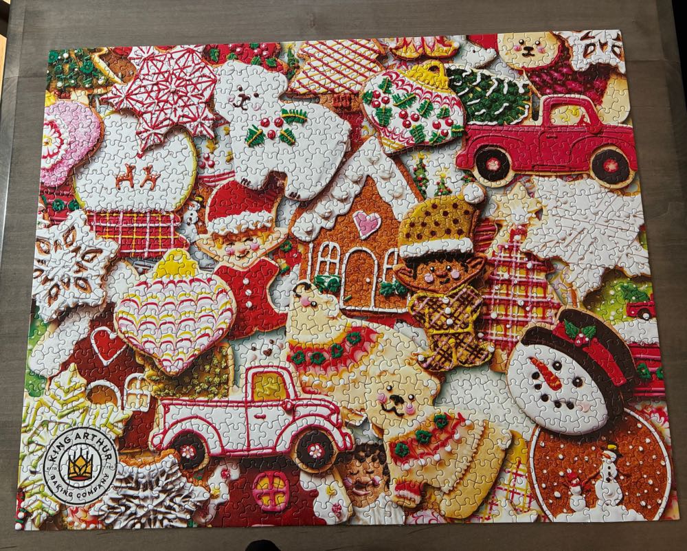 Holiday Cookies - White Mountain puzzle collectible [Barcode 724819267705] - Main Image 3