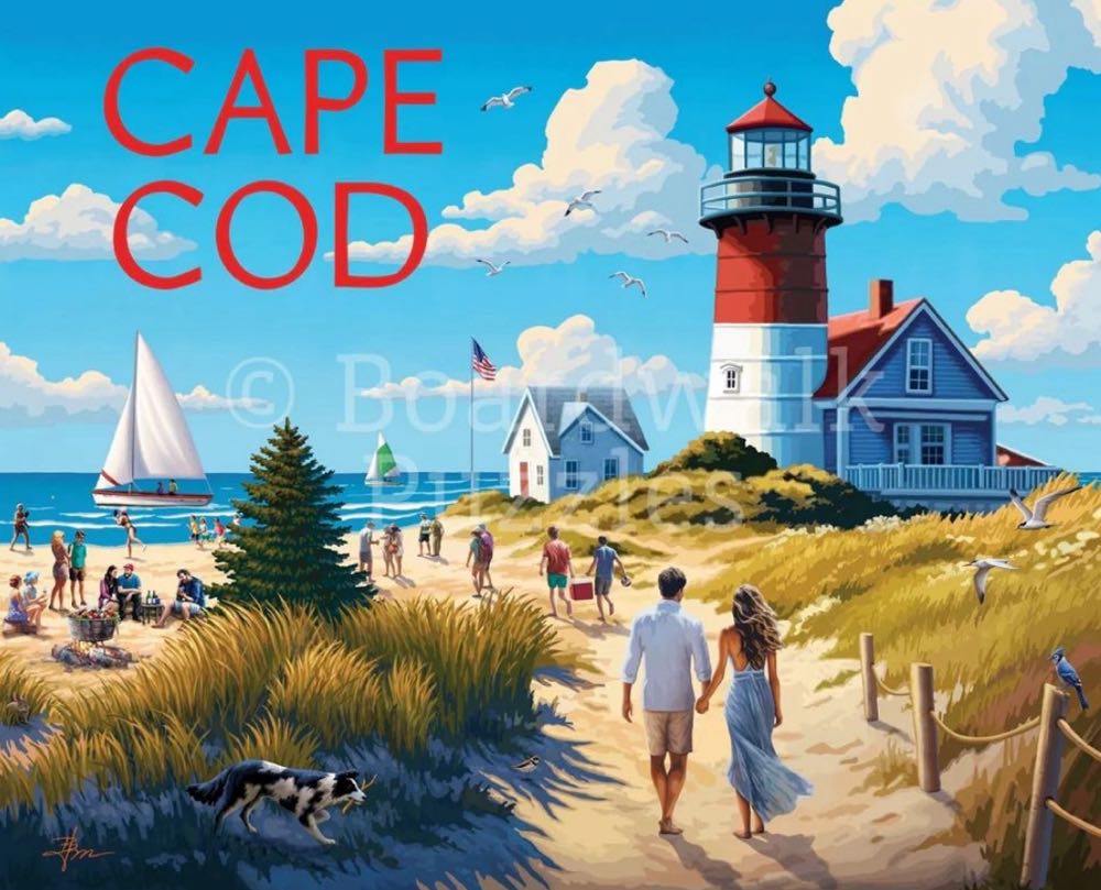 Iconic Places : Cape Cod 🆕 - Boardwalk Puzzle Company puzzle collectible [Barcode 671095905947] - Main Image 2
