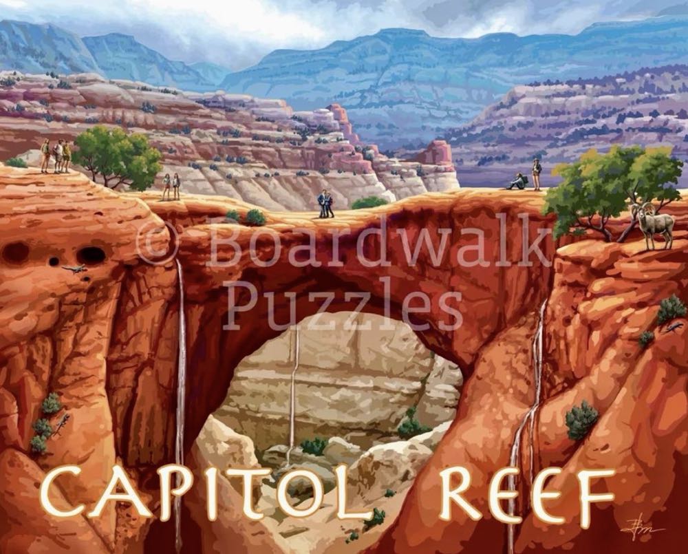 NPS : Capitol Reef 🆕 - Boardwalk Puzzle Company puzzle collectible [Barcode 671095905916] - Main Image 2