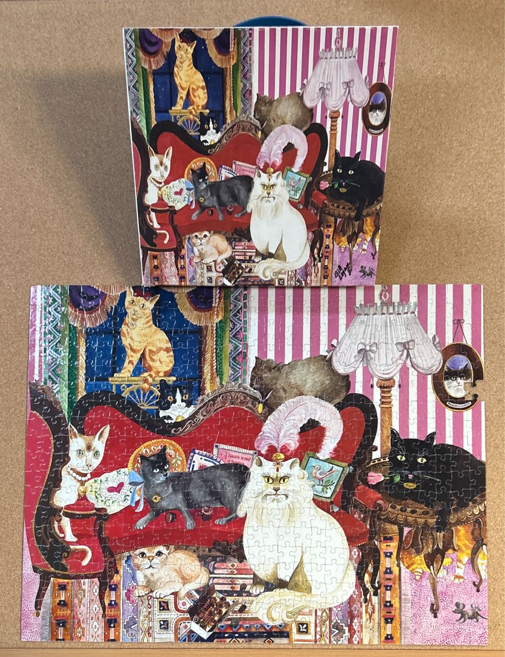 Opera Cats - Great American Puzzle Company puzzle collectible [Barcode 010563009310] - Main Image 3