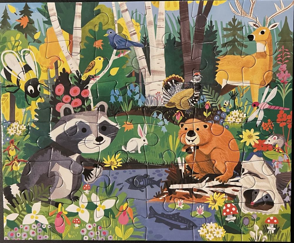 Woodland-SOLD - eeBoo corporation puzzle collectible [Barcode 689196514333] - Main Image 2