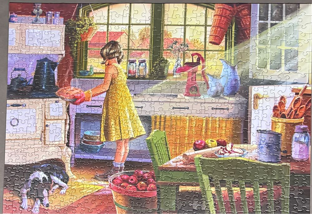 Apple Pie Kitchen - Cobble Hill puzzle collectible [Barcode 625012450294] - Main Image 2