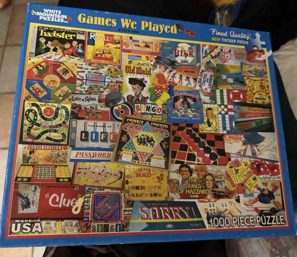 Games We Played - White Mountain 🇺🇸 puzzle collectible [Barcode 201400001226] - Main Image 2