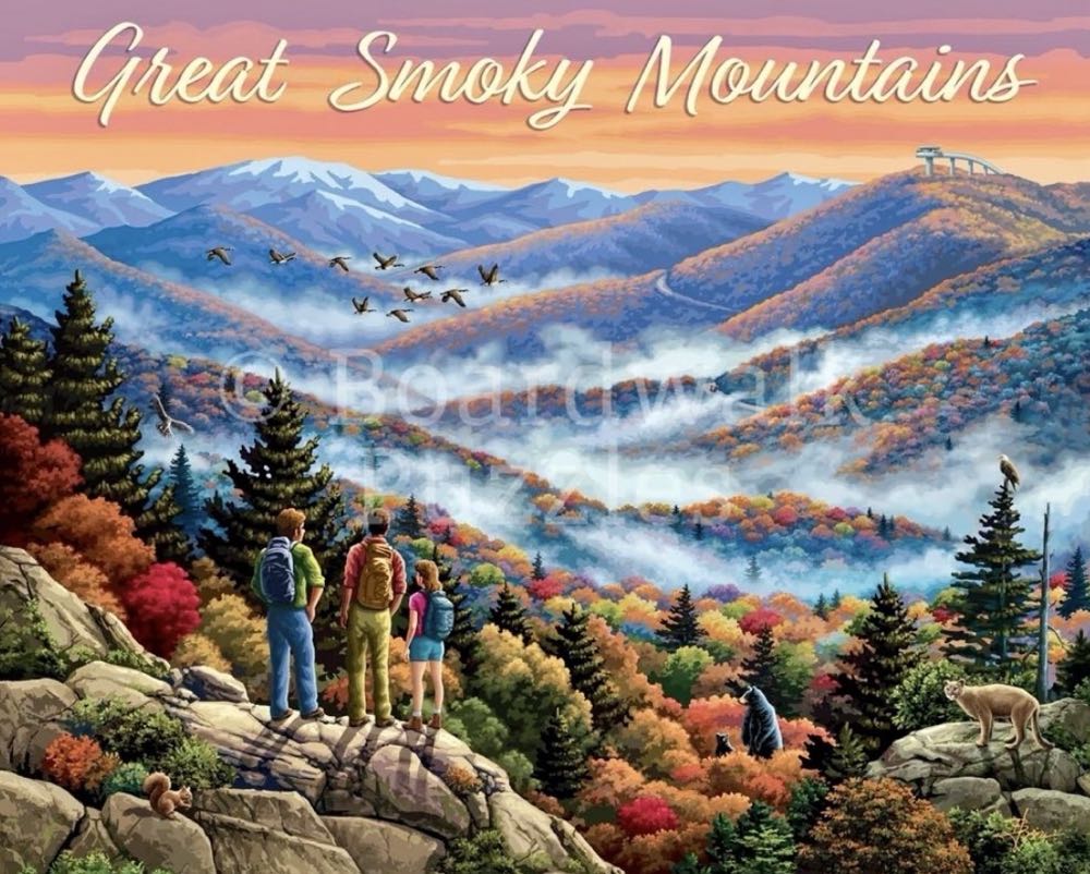 NPS : Great Smoky Mountains 🆕 - Boardwalk Puzzle Company puzzle collectible [Barcode 671095905985] - Main Image 2