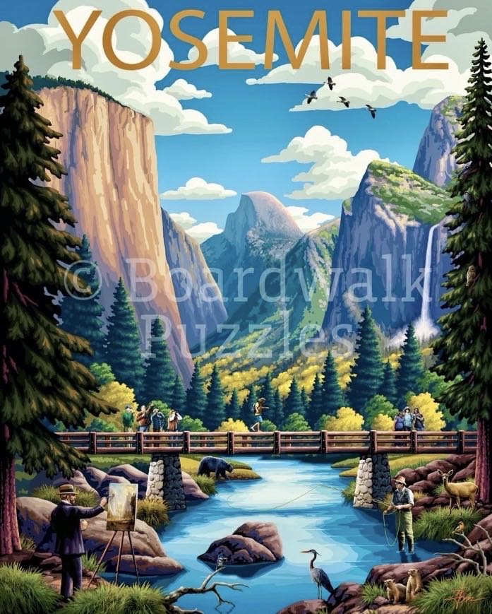NPS : Yosemite 🆕 - Boardwalk Puzzle Company puzzle collectible [Barcode 671095905930] - Main Image 2
