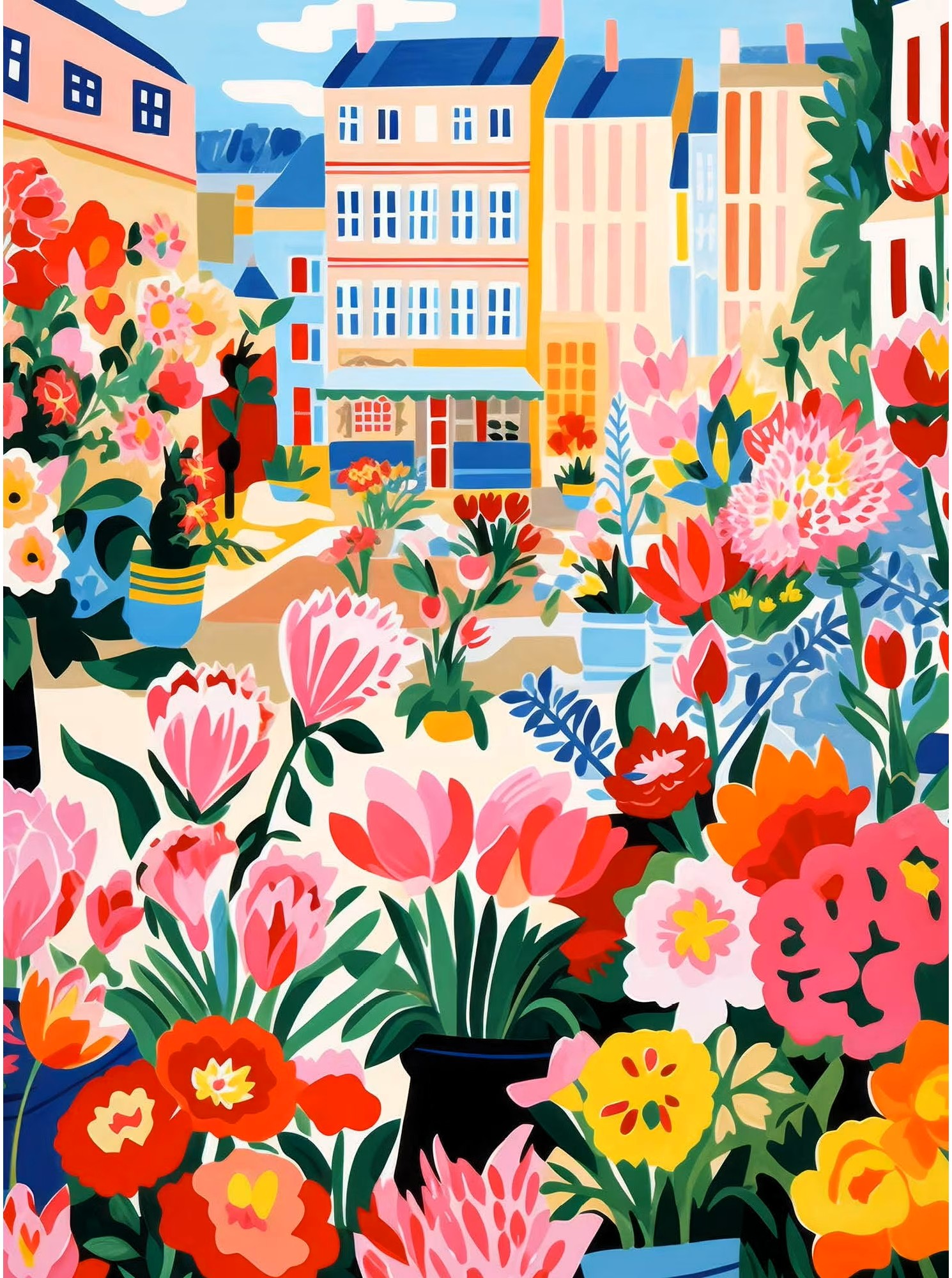 Petal Promenade: Springtime In Paris - Cross & Glory puzzle collectible [Barcode 850050598688] - Main Image 2