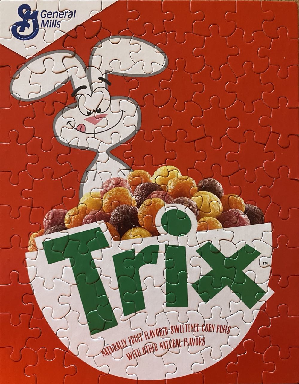0133 White Mountain: General Mills Fun Pack - Trix - White Mountain puzzle collectible [Barcode 724819261239] - Main Image 2