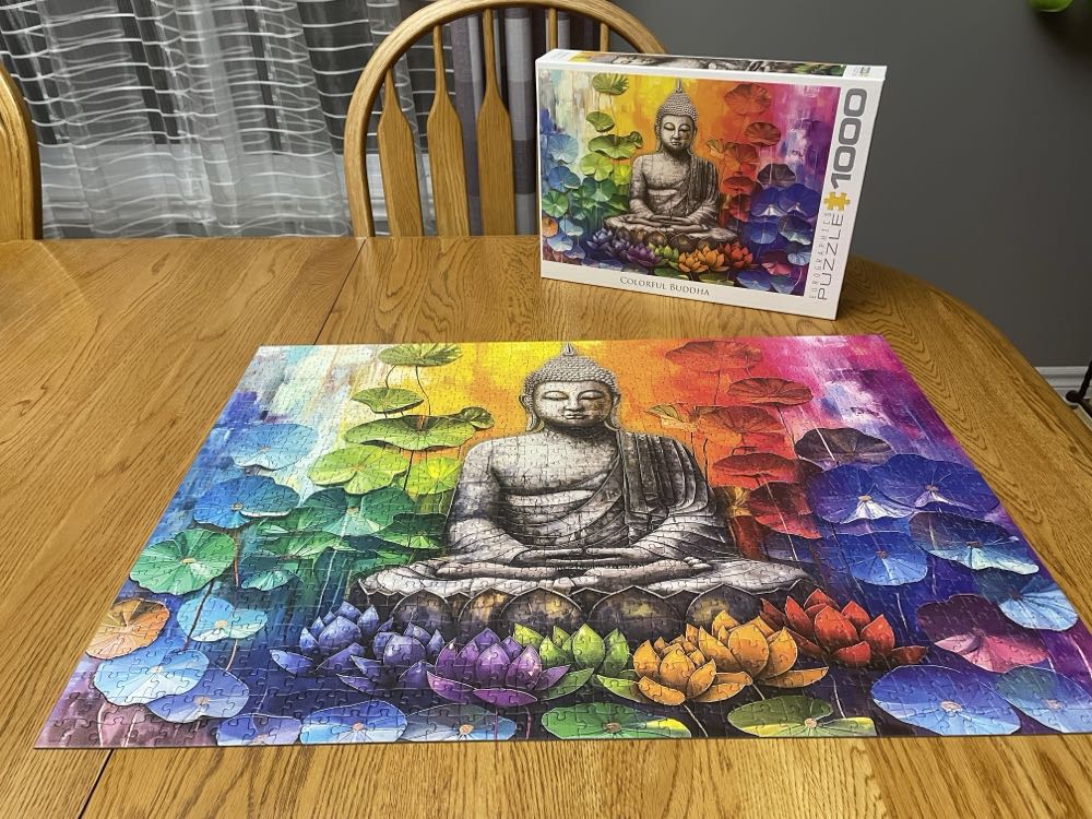Colorful Buddha - EuroGraphics puzzle collectible [Barcode 628136659253] - Main Image 2